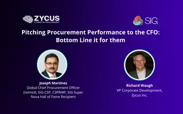 Pitching Procurement Performance to CFOs