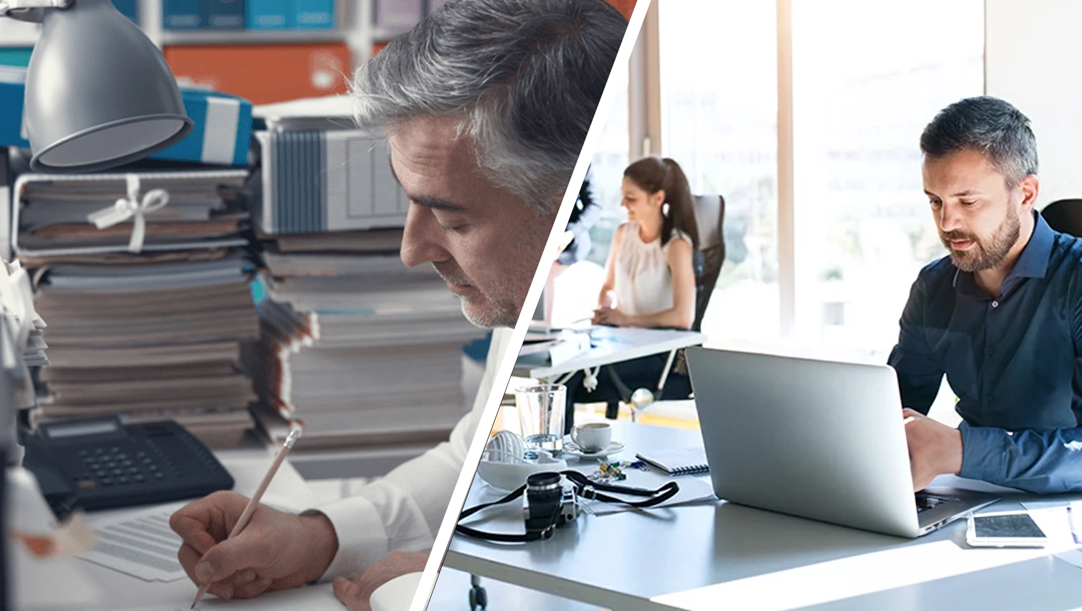 traditional vs. digital procurement process