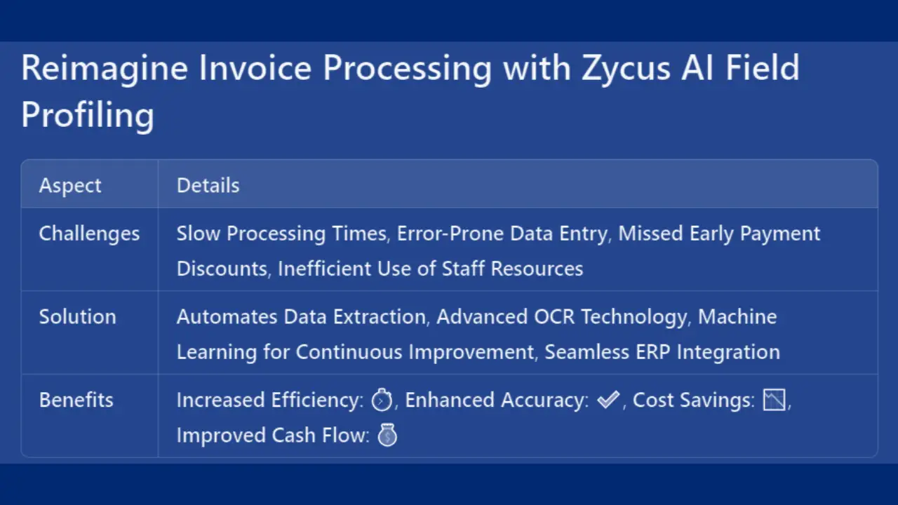 Zycus AI Field Profiling as a Leading Choice